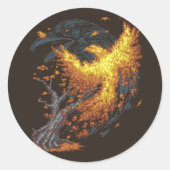 秋上昇 ラウンドシール (正面)