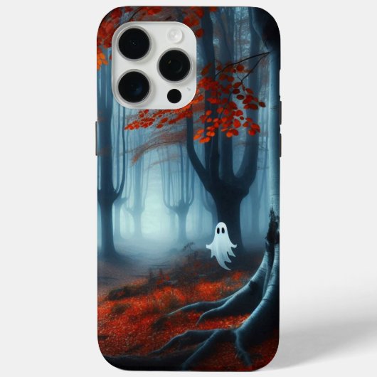 秋不気味の森と幽霊 Case-Mate iPhoneケース (裏面)