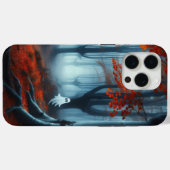 秋不気味の森と幽霊 Case-Mate iPhoneケース (裏面 (横))