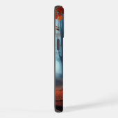 秋不気味の森と幽霊 iPhoneケース (右側面)