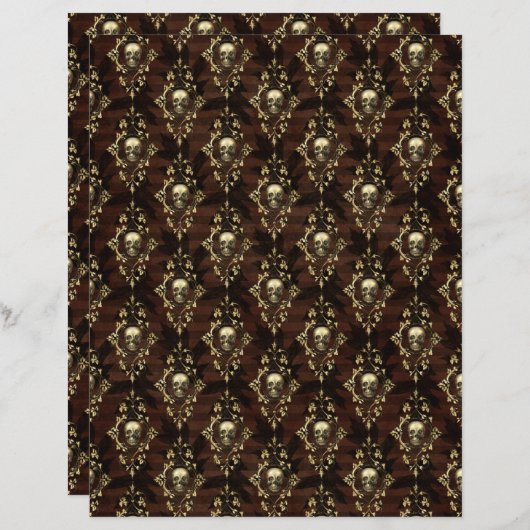 秋不気味ゴシック紙シート (正面/裏面)