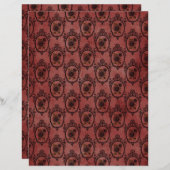 秋不気味ゴシック紙シート (正面/裏面)