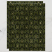 秋不気味ゴシック紙シート (正面/裏面)