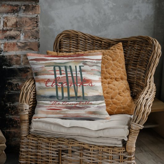 秋与え名パーソナライズされた名の水色 クッション