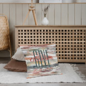 秋与え名パーソナライズされた名の水色 クッション