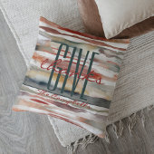 秋与え名パーソナライズされた名の水色 クッション