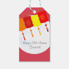 秋中国のフェスティバルムーンフェスティバル ギフトタグ