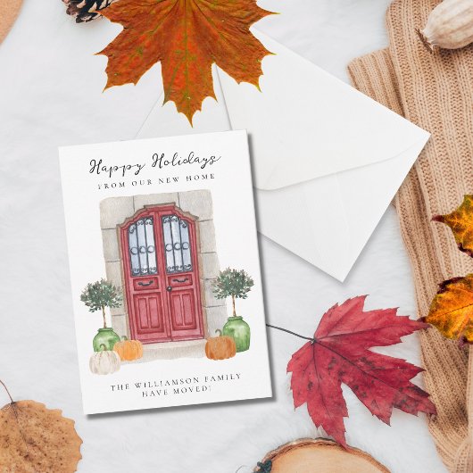 秋休日の引越しホーム住所の変更 案内状