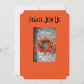 秋休日招待状全イベント 招待状 (正面)