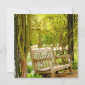 秋公園ベンチ (正面)