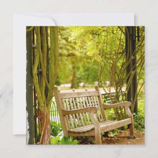 秋公園ベンチ (正面)