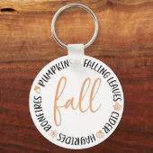 秋円 キーホルダー (正面)