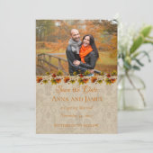 秋写真の保存日付 セーブザデート (スタンド正面)