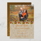 秋写真の保存日付 セーブザデート (正面/裏面)