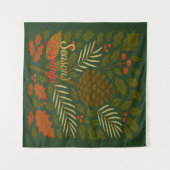 秋冬の節目 タペストリー (正面(横))