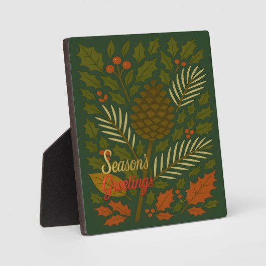 秋冬の節目 フォトプラーク (正面)