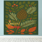 秋冬ミッドセンチュリー・シーズンのご挨拶 キャンバスプリント (インサイチュ (ウッドフロア))