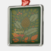 秋冬ミッドセンチュリー・シーズンのご挨拶 メタルオーナメント (左)