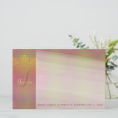 秋冬モノグラム文房具 便箋 (スタンド正面)