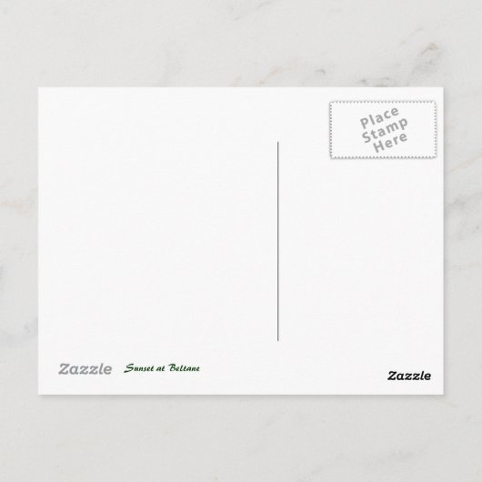 秋分のはがき ポストカード (裏面)