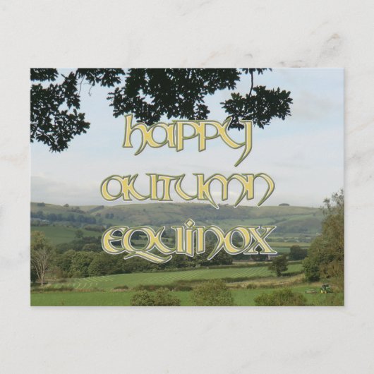 秋分のはがき ポストカード (正面)