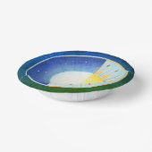 秋分の日月 ペーパーボウル (傾斜あり)