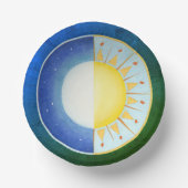 秋分の日月 ペーパーボウル (正面)