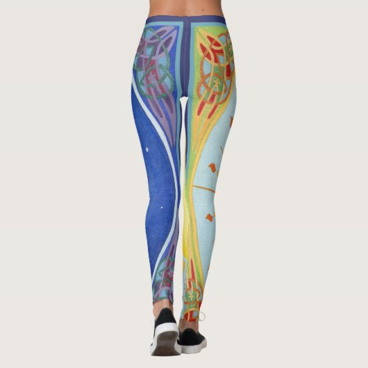 秋分の日月 レギンス (裏面)