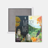 秋分マボンウィッカ信者 マグネット (正面/裏面)