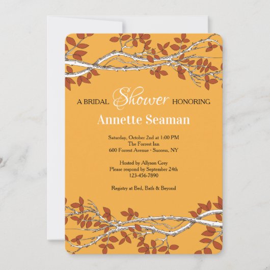 秋分岐招待状 招待状 (正面)