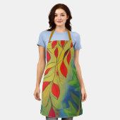 秋分点 エプロン (着用した状態)