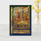 秋分点 カード (黄色い花)