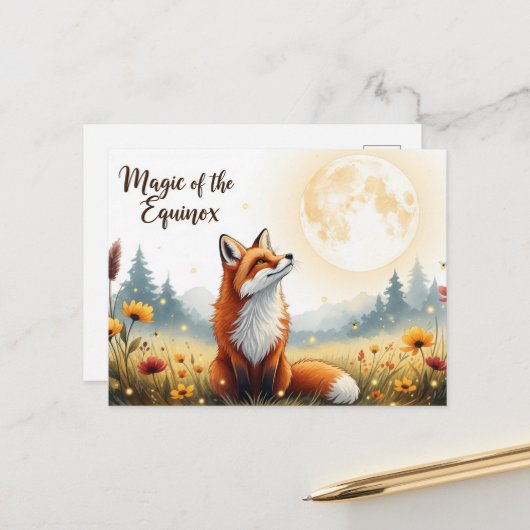 秋分点 ポストカード (正面/裏面インサイチュ)