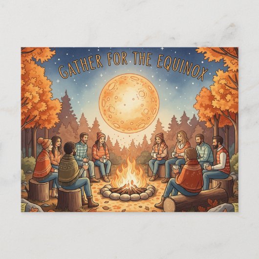 秋分点 ポストカード (正面)