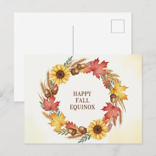 秋分点 ポストカード (正面/裏面)