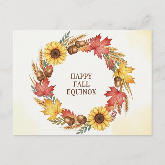 秋分点 ポストカード (正面)