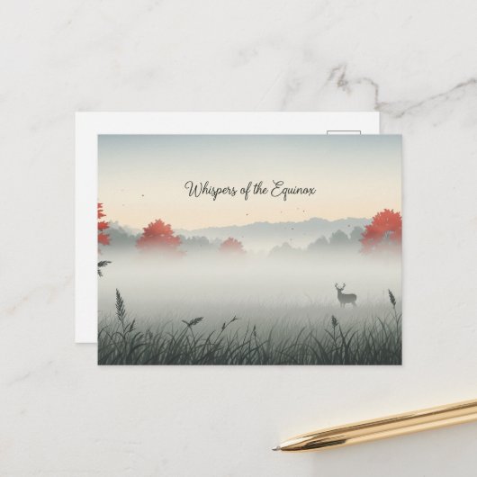 秋分点 ポストカード (正面/裏面インサイチュ)