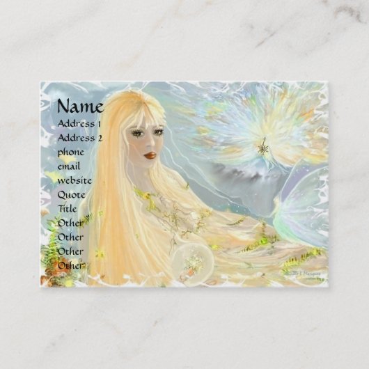 秋分 名刺 (正面)