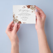 秋前夜 |招待状フライヤー チラシ (手)