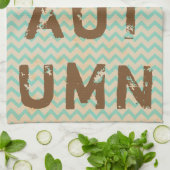 秋動揺してモダン キッチンタオル (折り畳み)