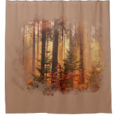 秋動揺して昇華 シャワーカーテン (正面)