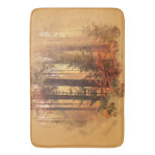 秋動揺して昇華 バスマット (正面縦)