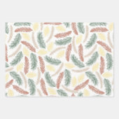 秋包装紙フラットシートセット3 ラッピングペーパーシート (正面2)