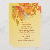 秋印象招待状 招待状 (正面/裏面)