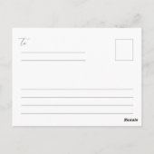 秋反射はがき ポストカード (裏面)