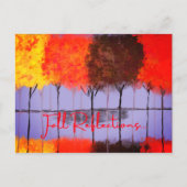 秋反射はがき ポストカード (正面)