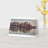 秋反射 カード (黄色い花)