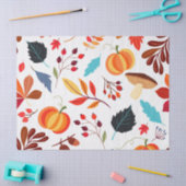 秋収穫ティッシュペーパー 薄葉紙 (クラフト)