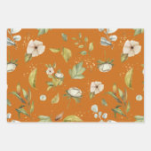 秋収穫テーマ ラッピングペーパーシート (正面2)