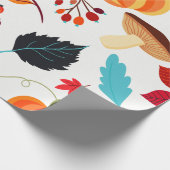 秋収穫包装紙 ラッピングペーパー (角)